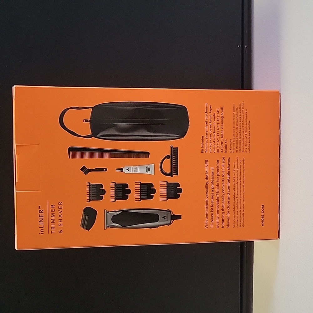 Andis Orange and Black Trimmer and Shaver Kit - Picture 2 of 4